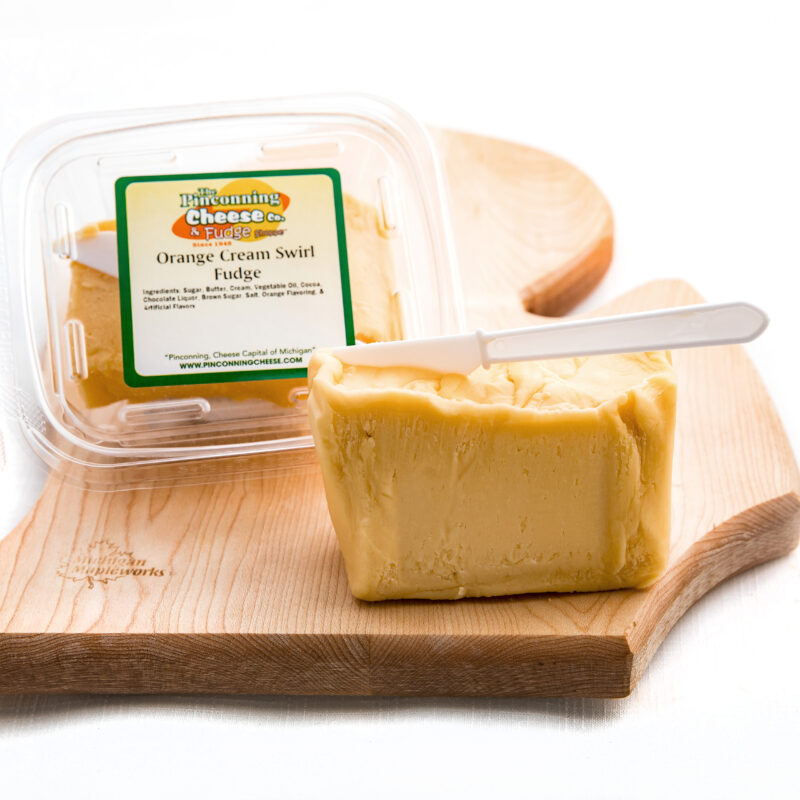 Orange Cream Swirl Fudge