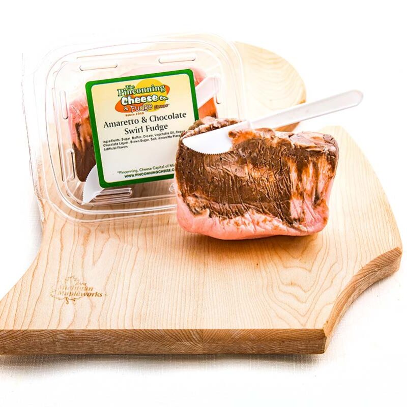 Amaretto Chocolate Swirl Fudge