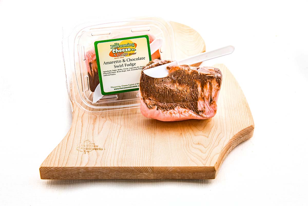 Amaretto Chocolate Swirl Fudge