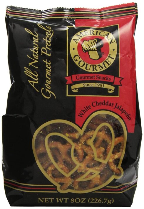 American Gourmet White Cheddar Jalapeno Pretzels - Image 4