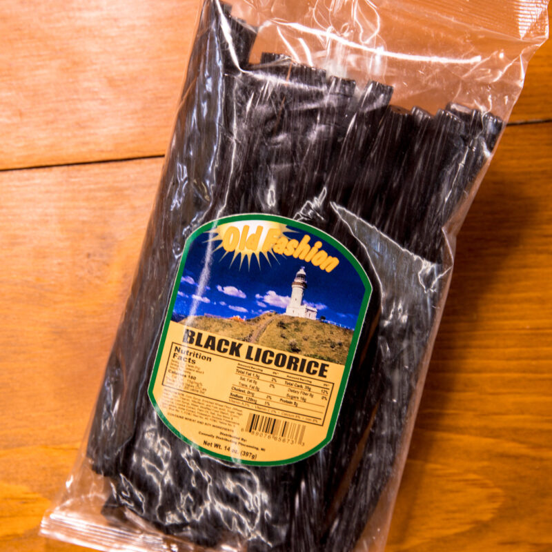 Old-Fashioned Black Licorice Sticks