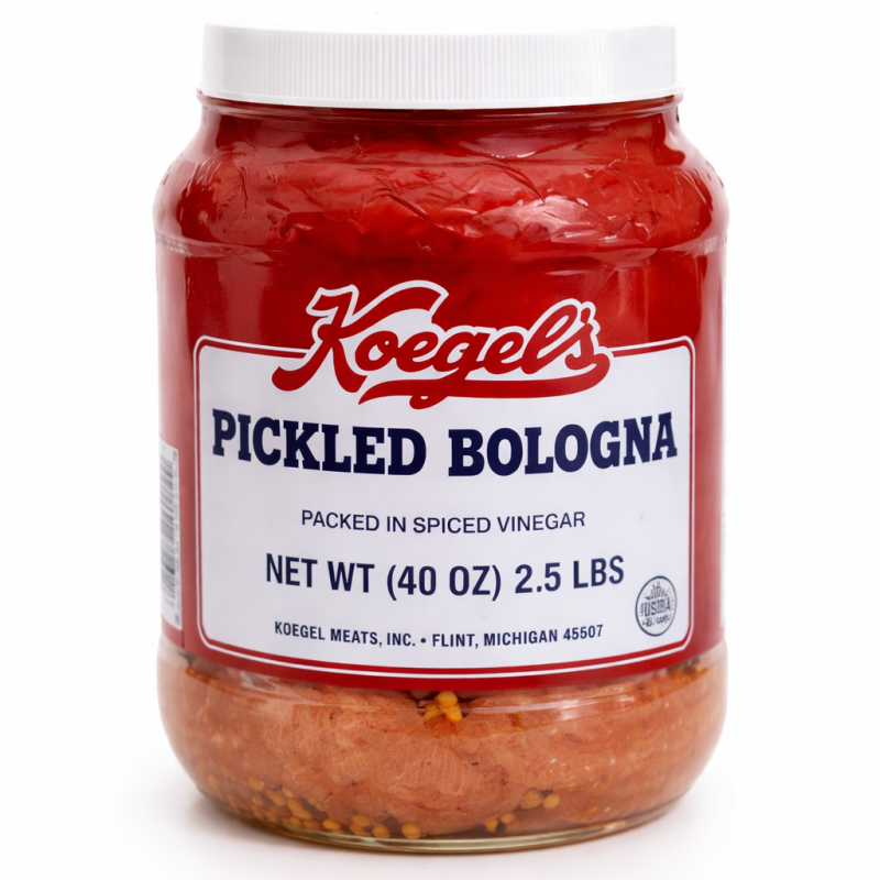 2.5 lb Jar Koegel's Pickled Bologna. Gift Item No. 16.