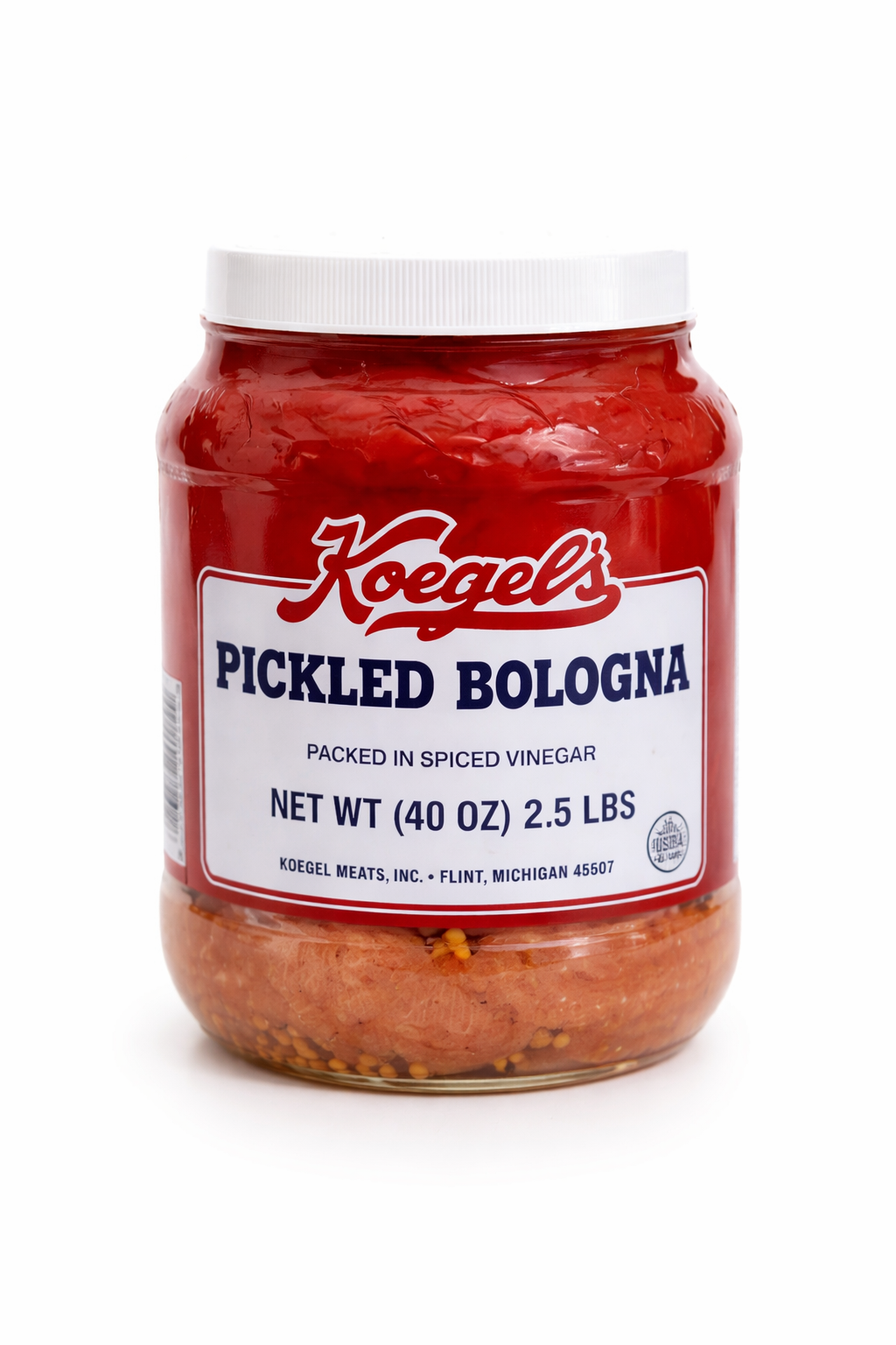 2.5 lb Jar Koegel's Pickled Bologna. Gift Item No. 16.