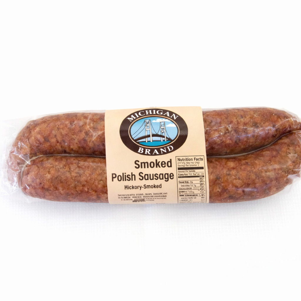 1 lb. Michigan Brand Smoked Polish Sausage