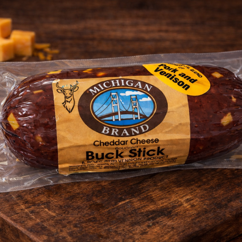 Michigan Brand Buck Stick with Cheddar Cheese - 1 lb.