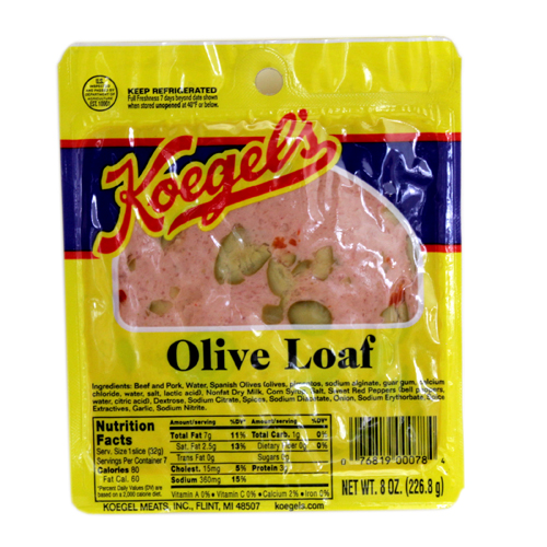 Koegel's Olive Loaf Lunch Meat - 8 oz.