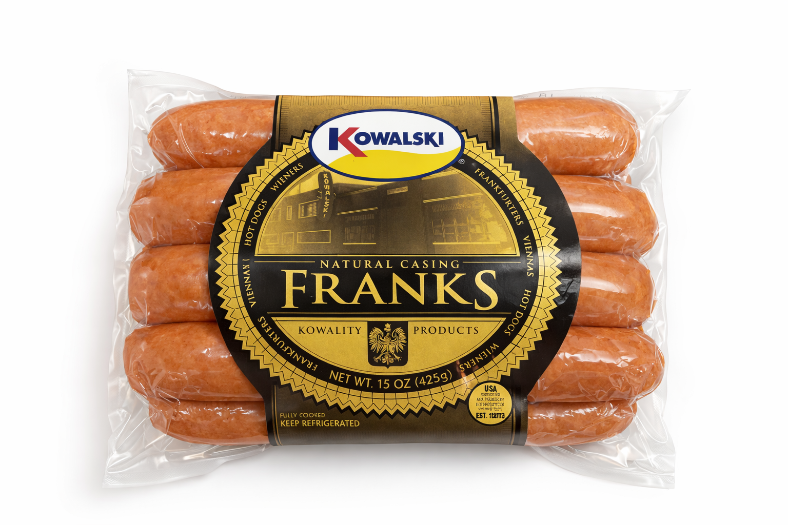 Kowalski Natural Casing Franks
