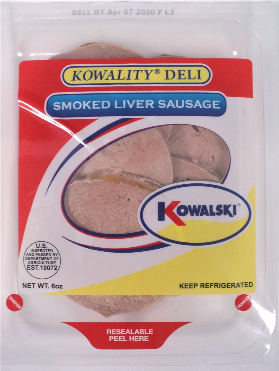 Kowalski Sliced Smoked Liver Sausage