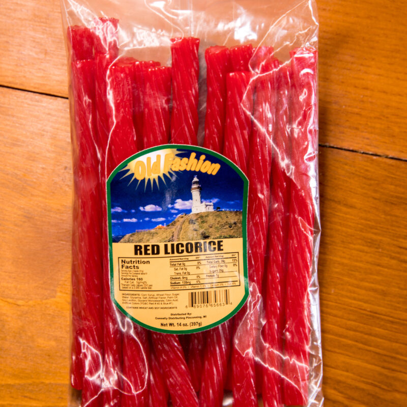 Old-Fashioned Red Licorice Sticks