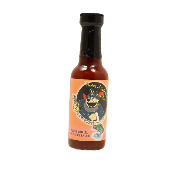 Pirates of Saginaw Bay Peach Vidalia Hot Peppa Sauce