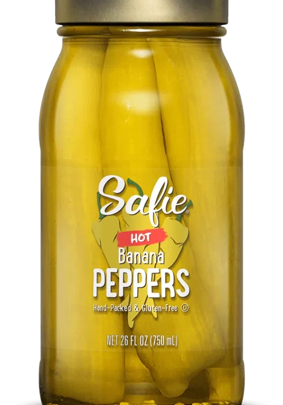 Safie Hot Banana Peppers 26 oz.