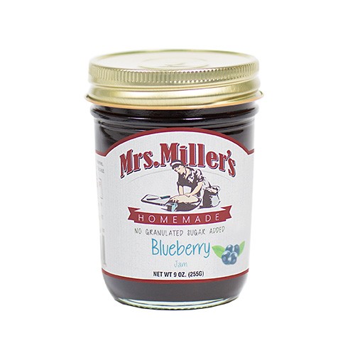 Mrs. Miller's Blueberry Jam No Granulated Sugar Added