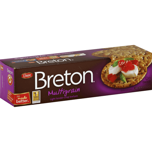 Breton Multigrain Crackers 8 oz.