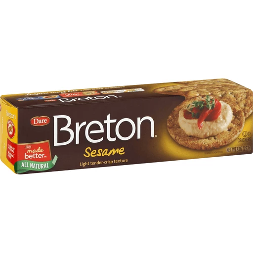 Breton Sesame crackers 8 oz