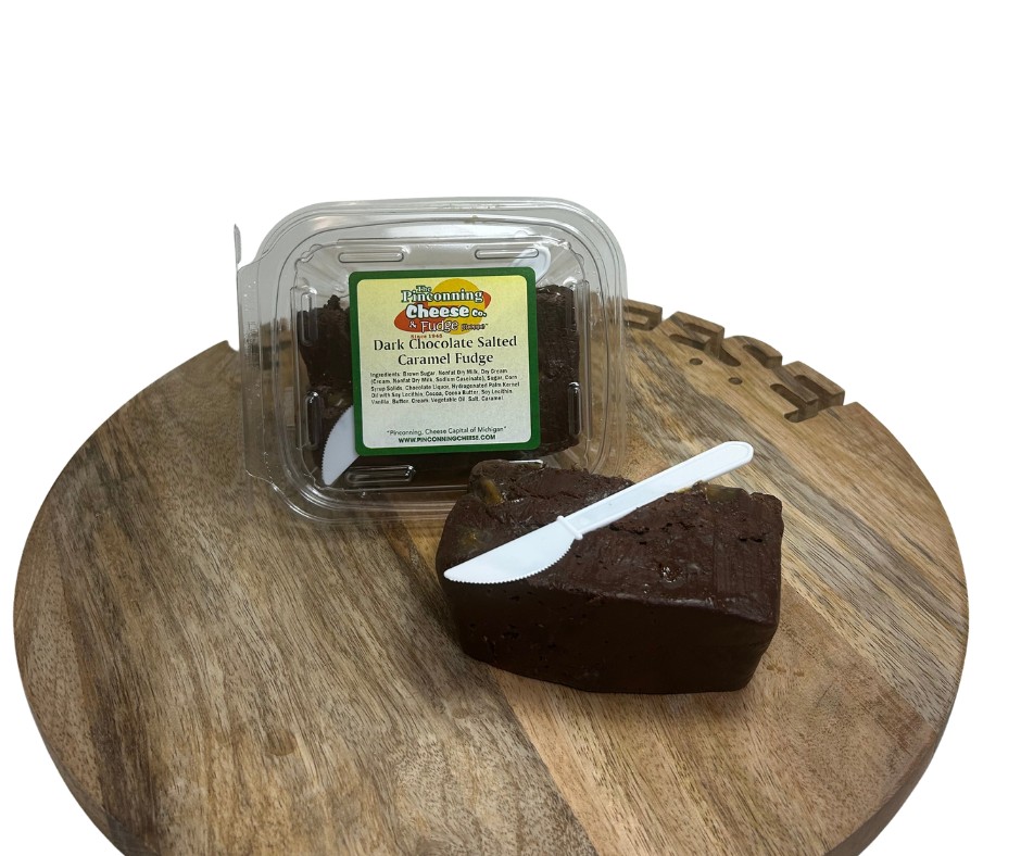 Dark Chocolate Salted Caramel Fudge