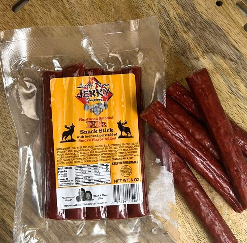 Little Town Jerky Co. Elk Snack Sticks - 6 oz. pack