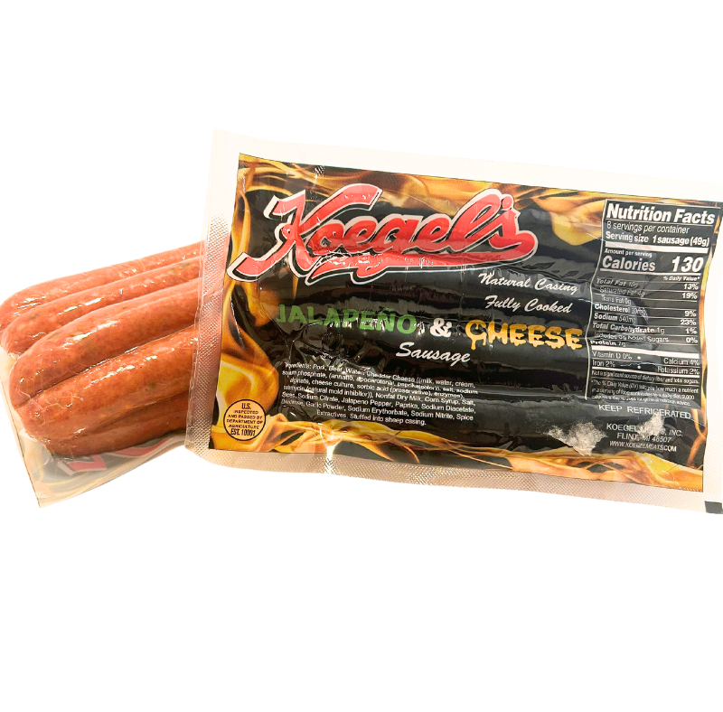 Koegel's Jalapeno Cheese Sausage with Natural Casing
