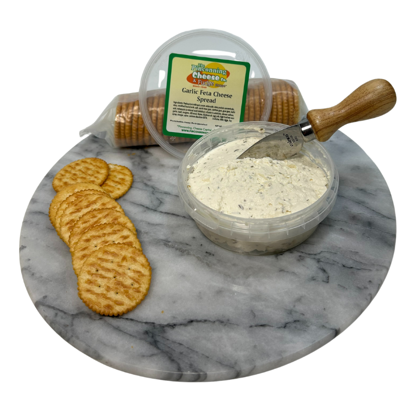 Garlic Feta Cream Cheese Spread