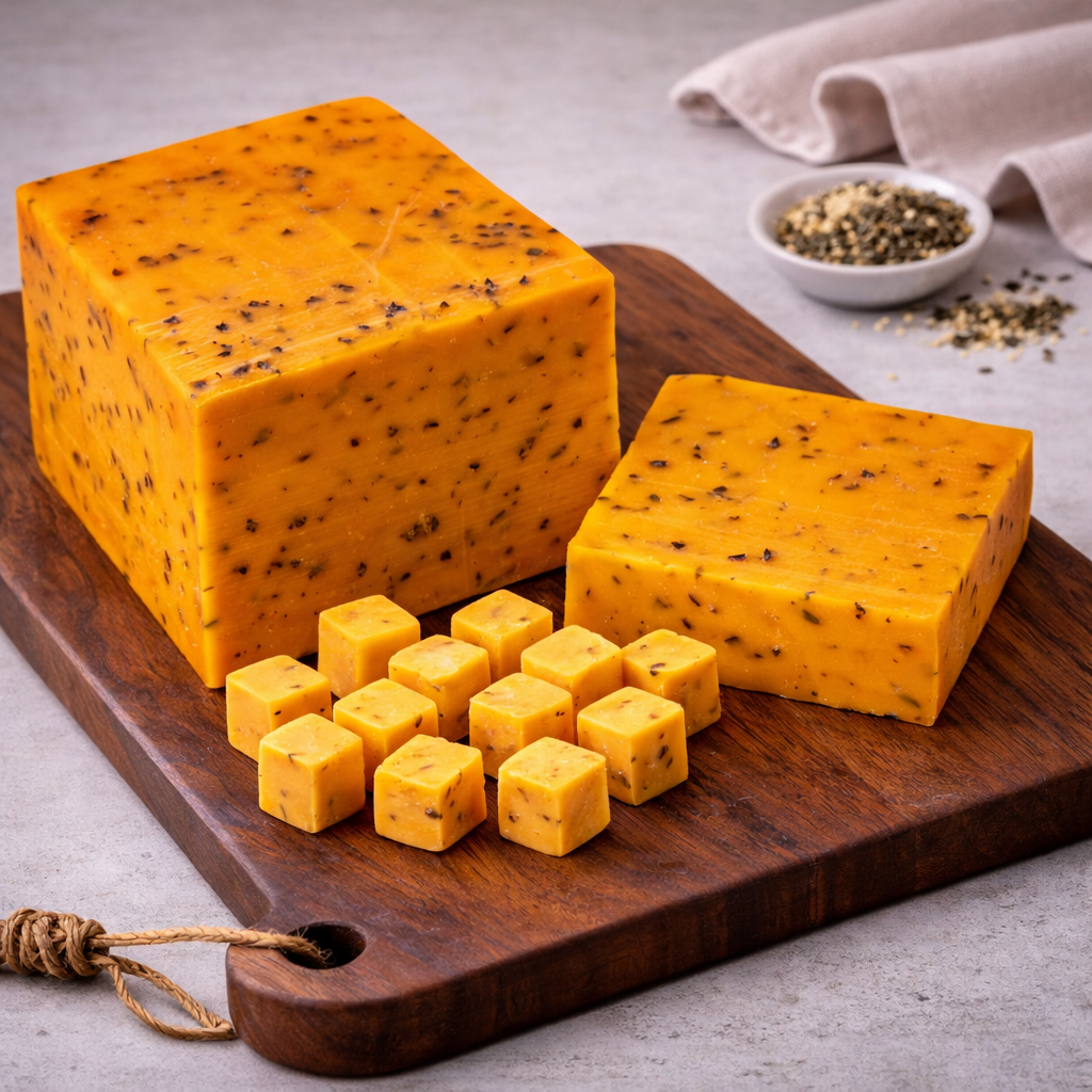 1 lb. Garlic & Herb Cheddar