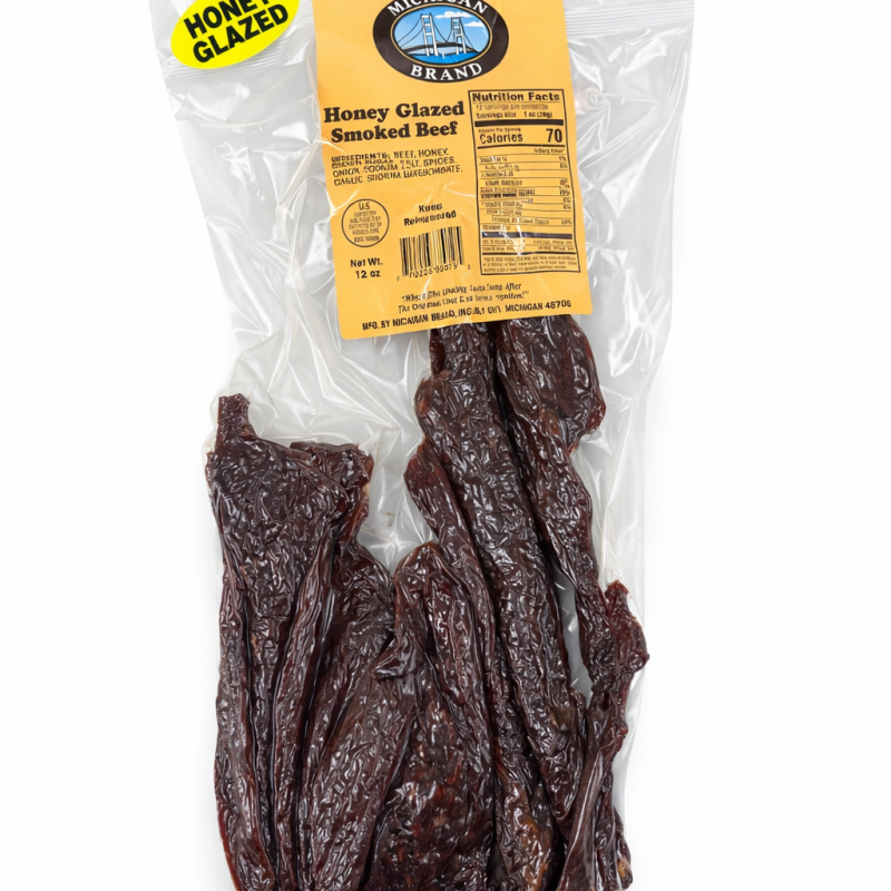 Michigan Brand Honey Glazed Beef Jerky - 12 oz.