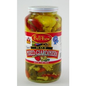 Bell-View Hot Giardiniera 32 oz
