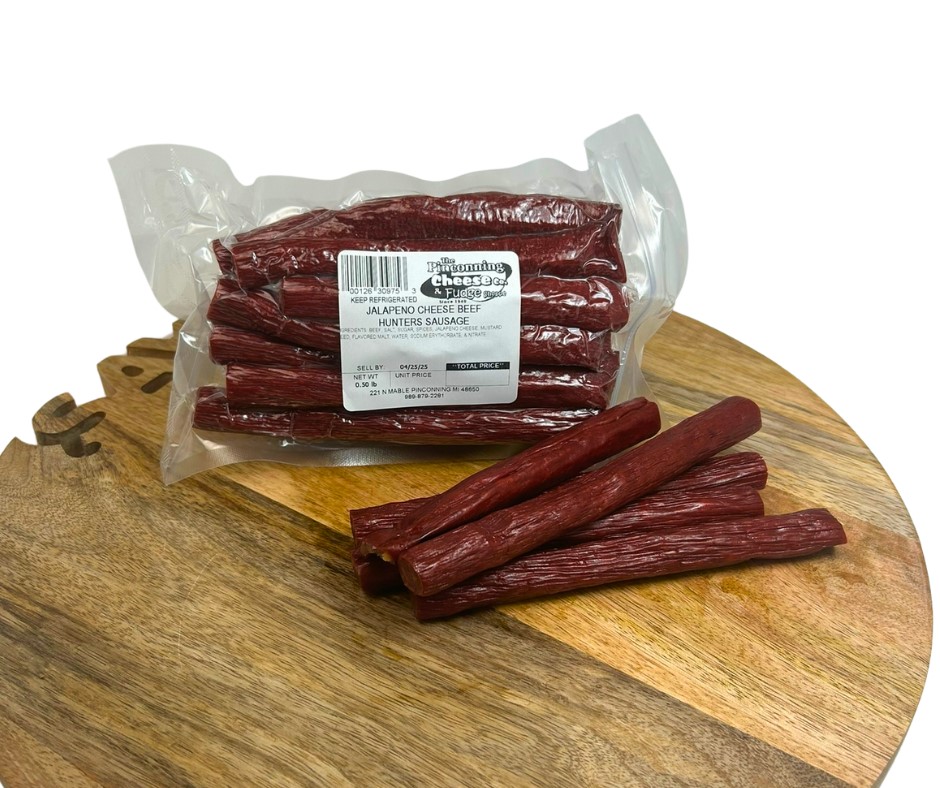1 lb. Jalapeno Cheese Beef Hunter's Sticks