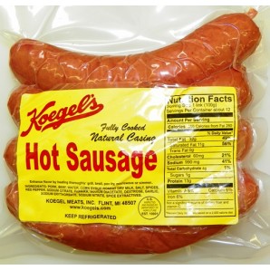 Koegel's Hot Grilling Sausage - 1 lb.