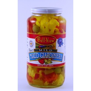 Bell-View Mild Giardiniera 32oz