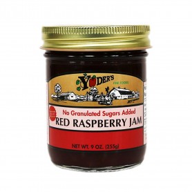 Yoders Red Raspberry Jam No Granulated Sugar Added