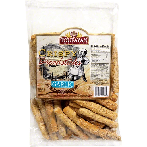 Toufayan Garlic Sesame Breadsticks