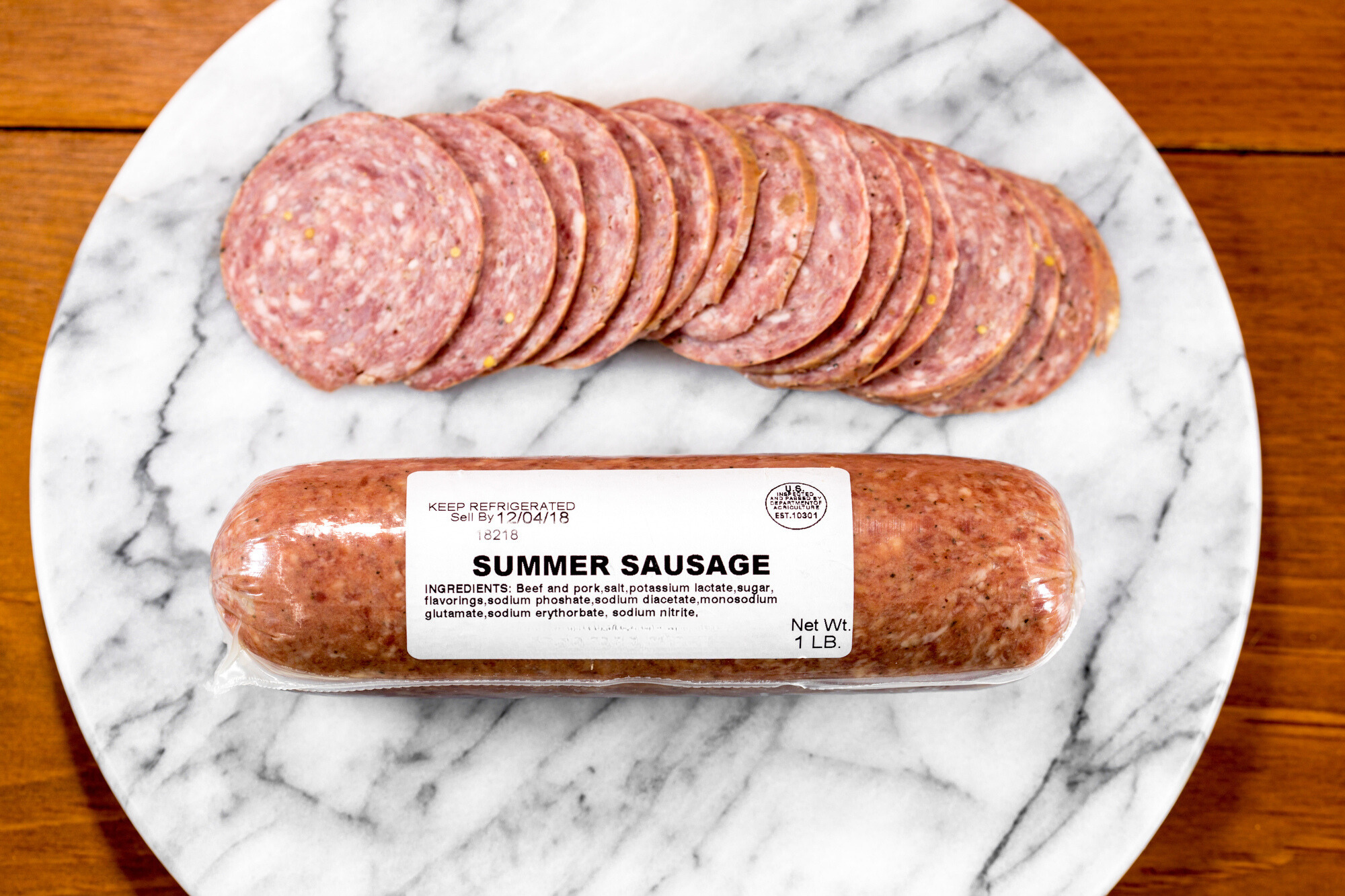 1 lb. Old Fashioned Summer Sausage